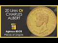 20 Lires Or Charles-Albert - Pièce Or Union Latine Sardaigne -BDOR