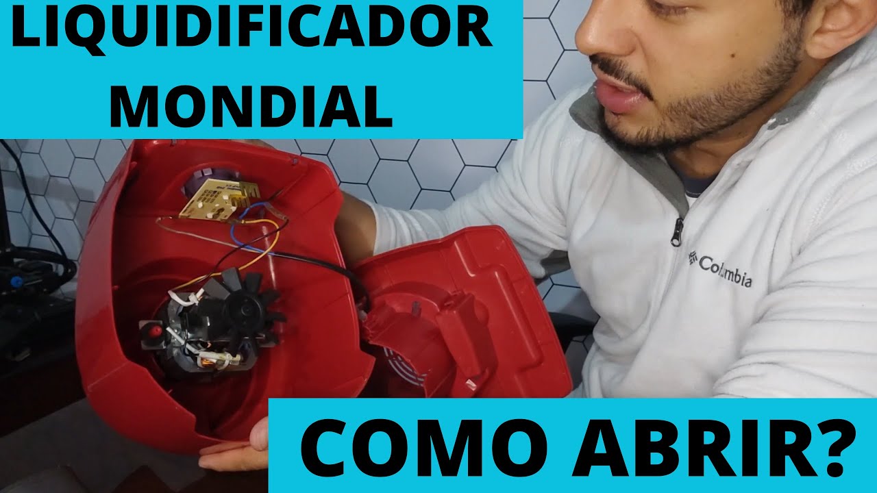 COMO DESMONTAR LIQUIDIFICADOR MONDIAL EM 1 PASSO - YouTube
