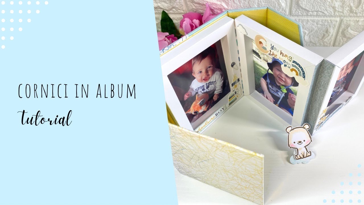 TUTORIAL Cornici in Album con timbro a calamita