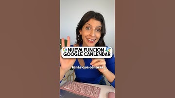 NUEVA FUNCIÓN CLAVE DE GOOGLE! 📅 #google #calendar #citas #reuniones #meet #tip #hack #calendario