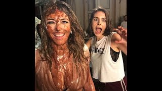 Liz Hurley sends fans wild with latest pics as she covers body in chocolate