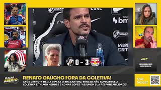 RENATO ERROU EM NÃO IR PRA COLETIVA APÓS VASCO X BRAGANTINO? | Corte do Placar Aberto