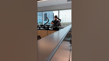 Not your average sit-stand desk setup ✅ #technology