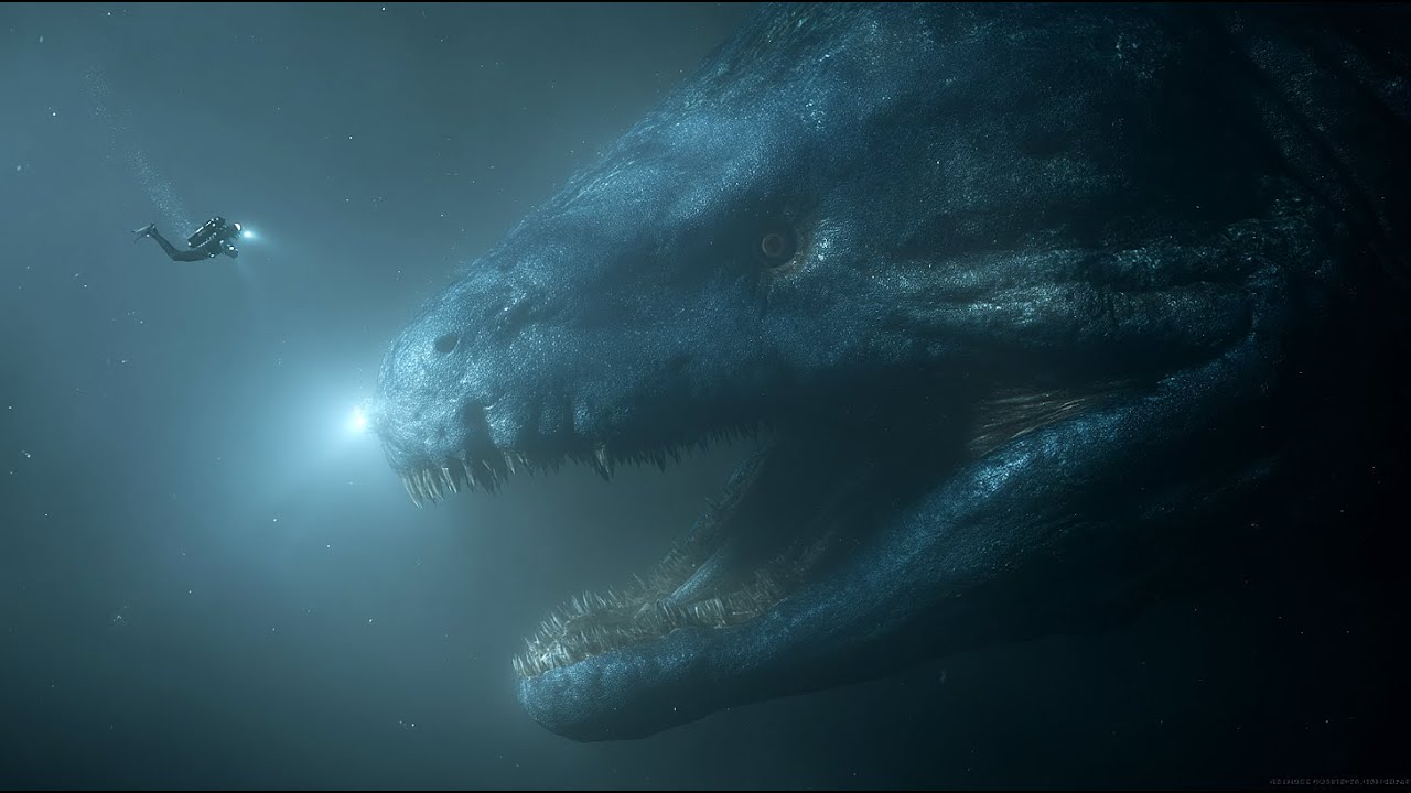 Lost  Deepsea Cities Ruins Monuments  Protected by Bio-Engineered  Creatures of WATCHERS AI