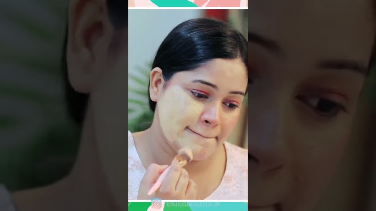 Testing Viral Peel off Foundation 