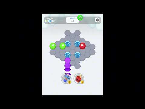 Hexa Shift - Logic Puzzle Level 20