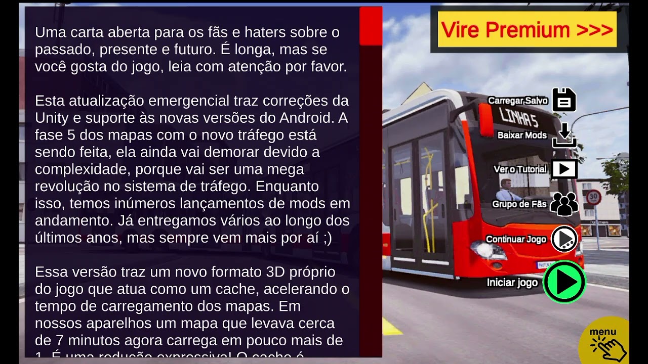 Tutorial como andar com ônibus com a porta aberta pbsu