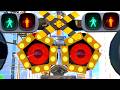 【電車】おもしろい踏切 信号 Funny railroad crossings and trains キラキラ踏切
