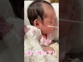 【乳児】これが噂の「いやーん反射」❤️【赤ちゃん】#高速耳閉じ#baby #赤ちゃん