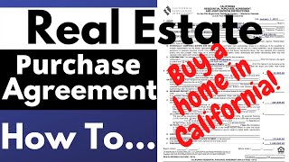 This is a how to guide for the california residential real estate
purchase agreement (rpa-ca). tutorial covers page one of and in...