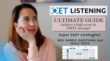 OET Listening | Ultimate Guide | Easy Strategies | W/ Sample Questions and Mock Tests