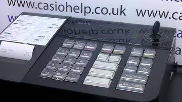 How To Program Receipt Header Message With Your Shop Name On Casio SE-S10 / PCR-T280 Cash Register