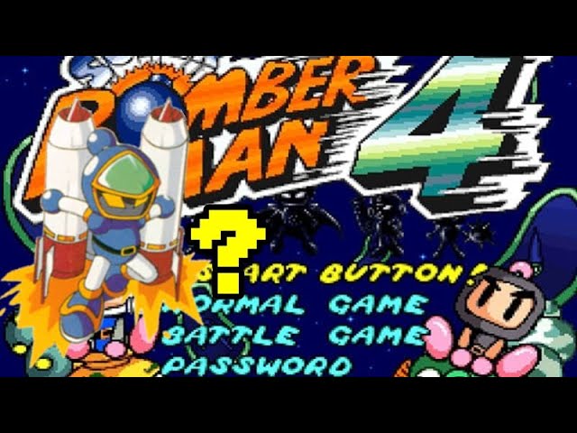 Super Bomberman 4 - ZERADO - Shirobon viajando no tempo no SNES
