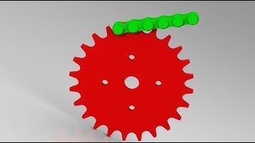 CHAIN AND SPROCKET MECHANISM IN CREO || CREO MECHANISM TUTORIALS || CHAIN SPROCKET DESIGN IN CREO