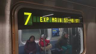 Nyc Subway 34Th Street-Hudson Yards Bound R188 7 Train Times Square-42Nd Street.