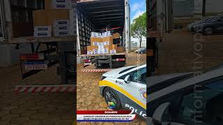 CARGA DE CIGARROS DO PARAGUAI AVALIADA EM R$ 1,25 MILHÃO É APREENDIDA NA SP-461