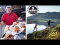 100 x Hill Sprints + 5 Burger Eating CHALLENGE