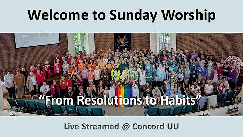 Concord UU Live Stream - Sun, 1/4/2026 @ 10 am