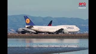 Widebody Power Emirates, Sas & United At Ksfo