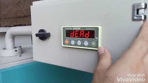 SEWHA SI580E indicator calibration