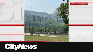 No hydrants, high heat: Calgary fire crews battle NW house blaze