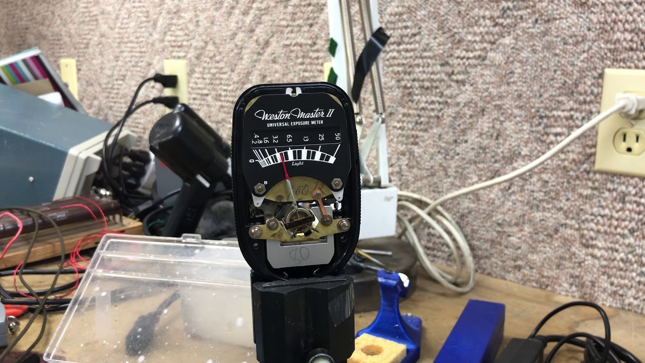 Weston Master II Light Meter YouTube