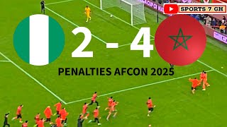 NIGERIA 2-4 MOROCCO, WATCH PENALTIES HIGHLIGHTS, SUPER EAGLES FAILS TO QUALIFY TO AFCON FINALS AFCON