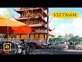 Walking in Vietnam. Dive into the depth of District 3. Saigon city walk. Binaural Audio [4K walking]