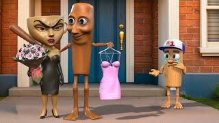Tung Tung Sahur Gift Wedding Dress for Espressona Signora in Granny House | Funny Brainrot Animation