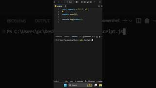 JavaScript push() Method Explained with Example | JS Array Method for Beginners 🔥 #shorts #dsa