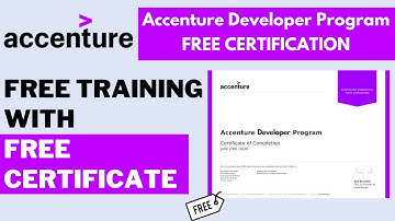 Accenture Developer Program with Free Certification | Accenture Free Training