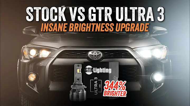 344% Brighter LED Headlight Bulbs for 2014–2020 Toyota 4Runner | GTR Lighting Ultra 3