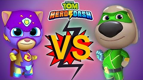Talking Ginger VS Talking Ben - Talking Tom Hero Dash Gameplay! (Android/iOS)