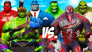Team Hulk Trio Vs Hulk Villains & Venom Zombie - Epic Superheroes War