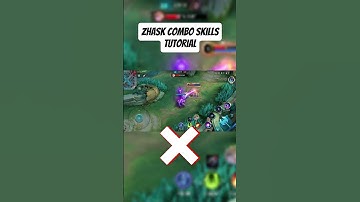 Zhask Combo Skills Tutorial #mobilelegends #mlbb #tutorial