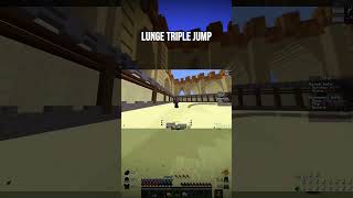 Spear Triple Jump Speedrun #minecraftpvp #combat #spearmace
