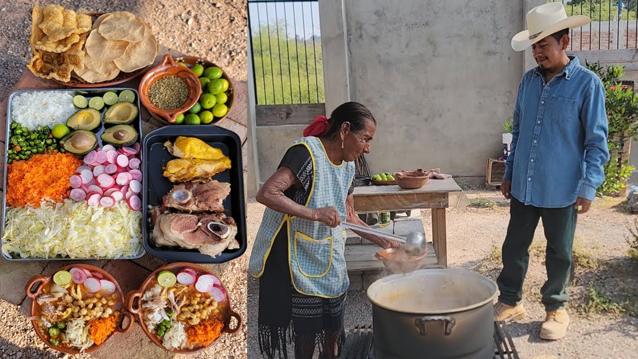 El Mejor POZOLE ROJO Para Celebrar El Dia De La Santa Cruz, Una Tradicion Muy Mexicana