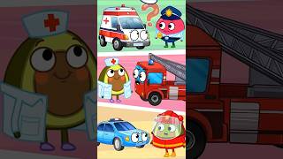 Where Is My Car? Super Heroes - Firefighter, Policeman, Doctor