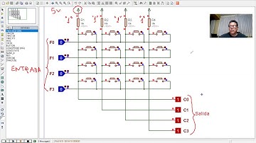 Sistemas Digitales: Como funciona un teclado matricial