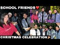 Christmas celebration with school friends 