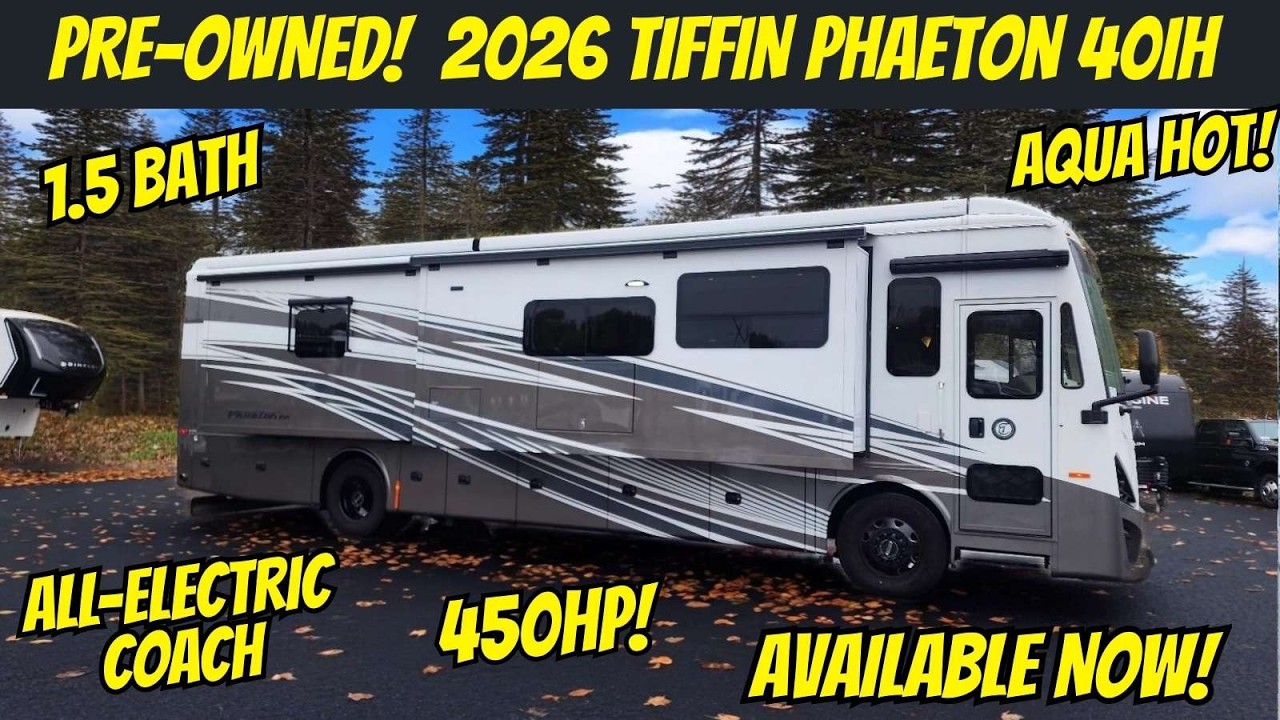 Tiffin's #1 Selling Floorplan! Walk around this Pre-Owned 2026 Tiffin Phaeton 40IH - The RV Pro 🚍