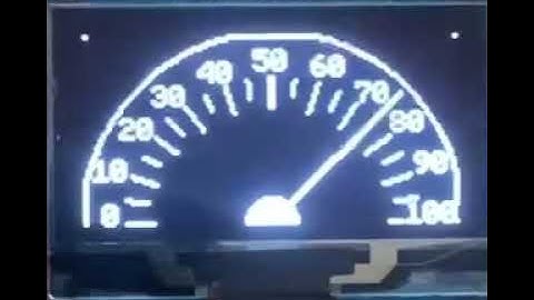 Needle Indicator OLED FPGA #Icestudio