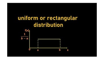 Probability of a uniform or rectangular distribution, finding mean and variance