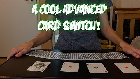Advanced Card Switch: Card Trick Performance And Tutorial!
