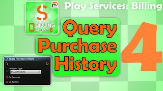 Play Services: Billing - Query Purchase History (Tutorial)