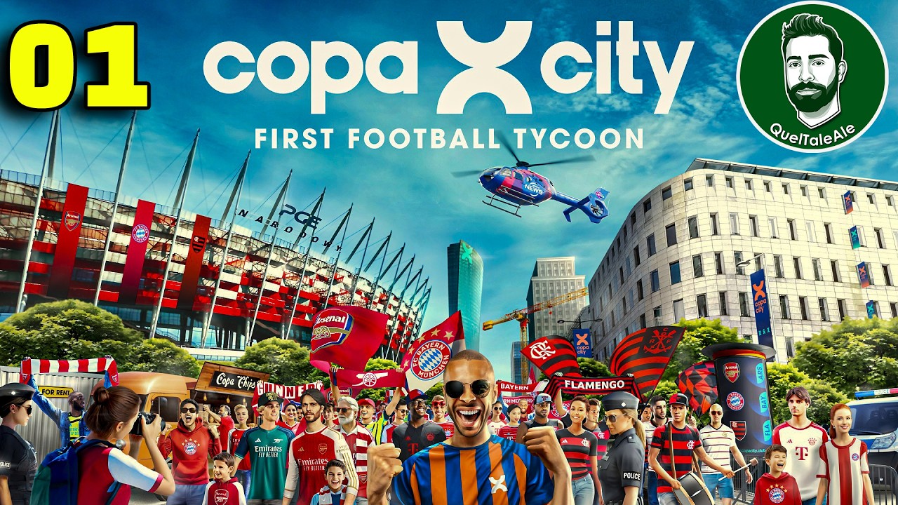 Copa City - Gameplay ITA - ORGANIZZIAMO PARTITE IMPORTANTI - 01