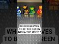 Who deserves to be the green ninja the most ? #lego #ninjago #legoninjago