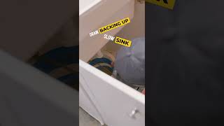 Drain backing up? Sink draining slow? Water not going where it should? 🚰