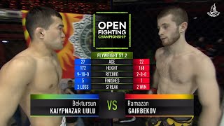 Кубок Великоросс - Время новых героев 1. OFC. Bektursun Kaiypnazar Uulu VS Ramzan Gairbekov