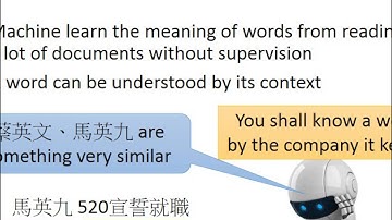 ML Lecture 14: Unsupervised Learning - Word Embedding